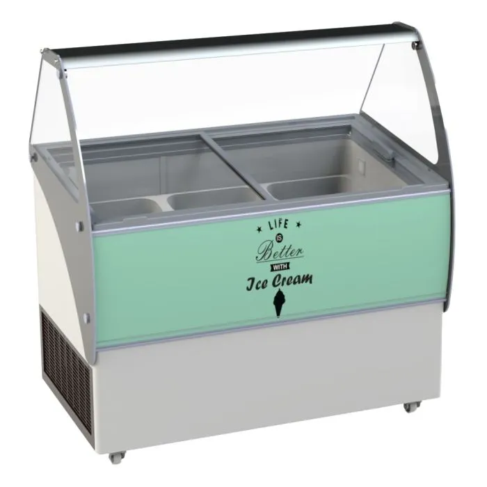 Vitrine à crème glacée Malta 13 x 5 L – Équipement glacier professionnel à Bordeaux, Bordeaux, PRO EQUIPEMENT CHR